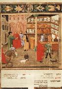 Scene of Pharmacy,from Avicenna's Canon of Medicine unknow artist